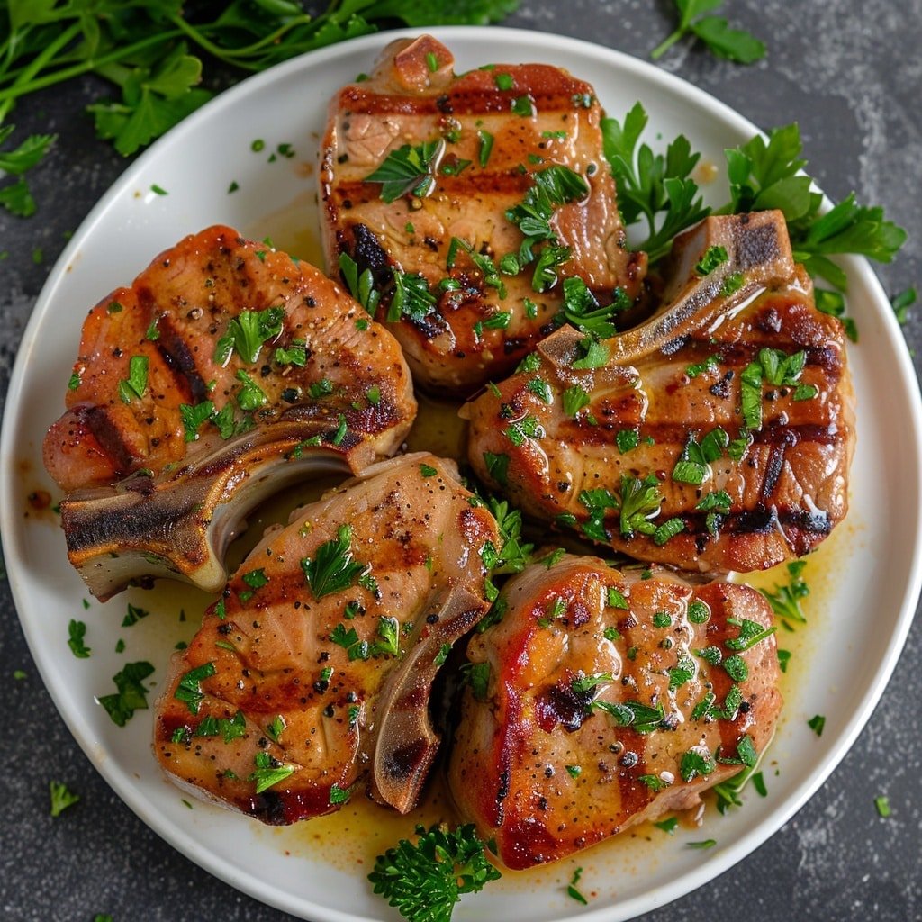 Baked Pork Chops with Savory Spices Recipe - Recipe Image