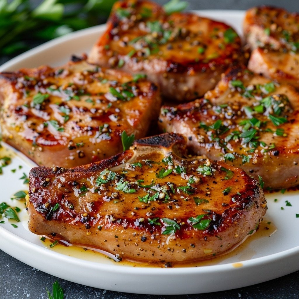 Baked Pork Chops with Savory Spices Recipe - Recipe Image