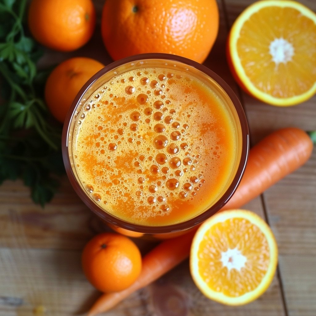 Carrot Ginger Juice Blend Recipe - Recipe Image