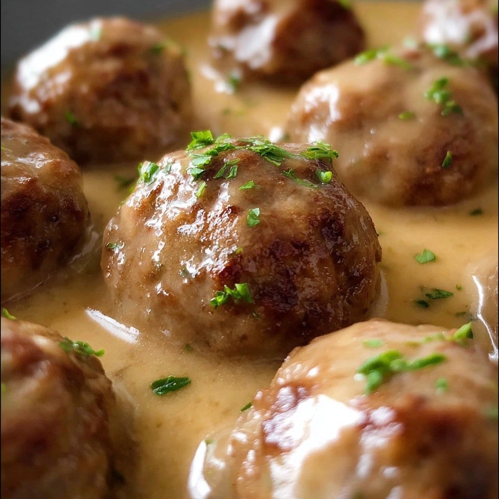 Swedish Meatballs (Homemade Ikea-style Juicy Meatballs in Creamy Gravy) Recipe