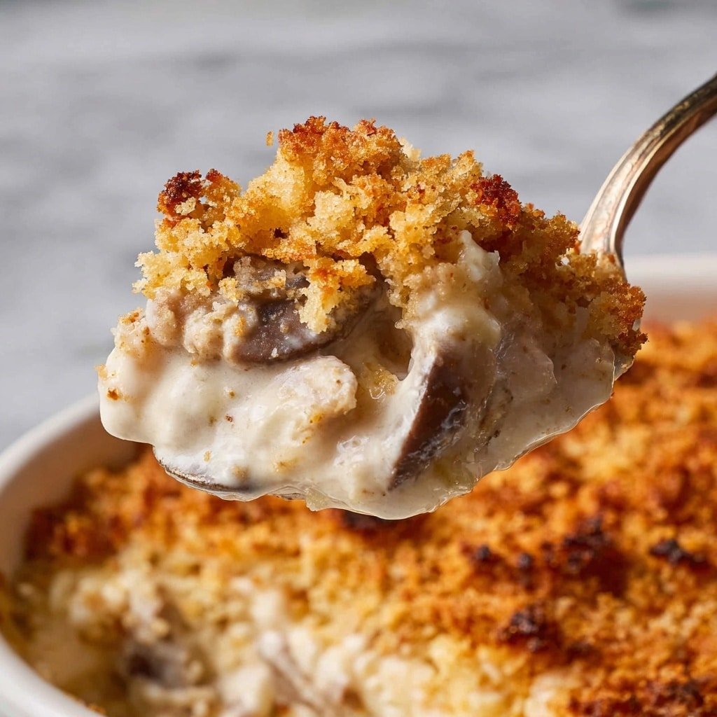 Coquilles Saint-Jacques: French Scallop Gratin with Mushroom Béchamel and Cheesy Crust Recipe - Recipe Image