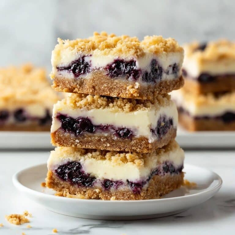 Lemon Blueberry Cheesecake Bars Recipe