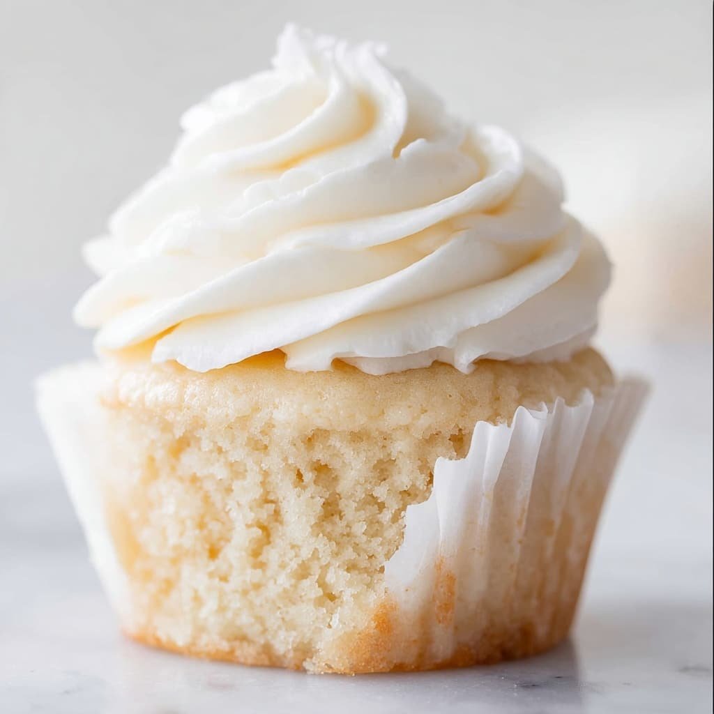 Elegant White Cupcakes Recipe