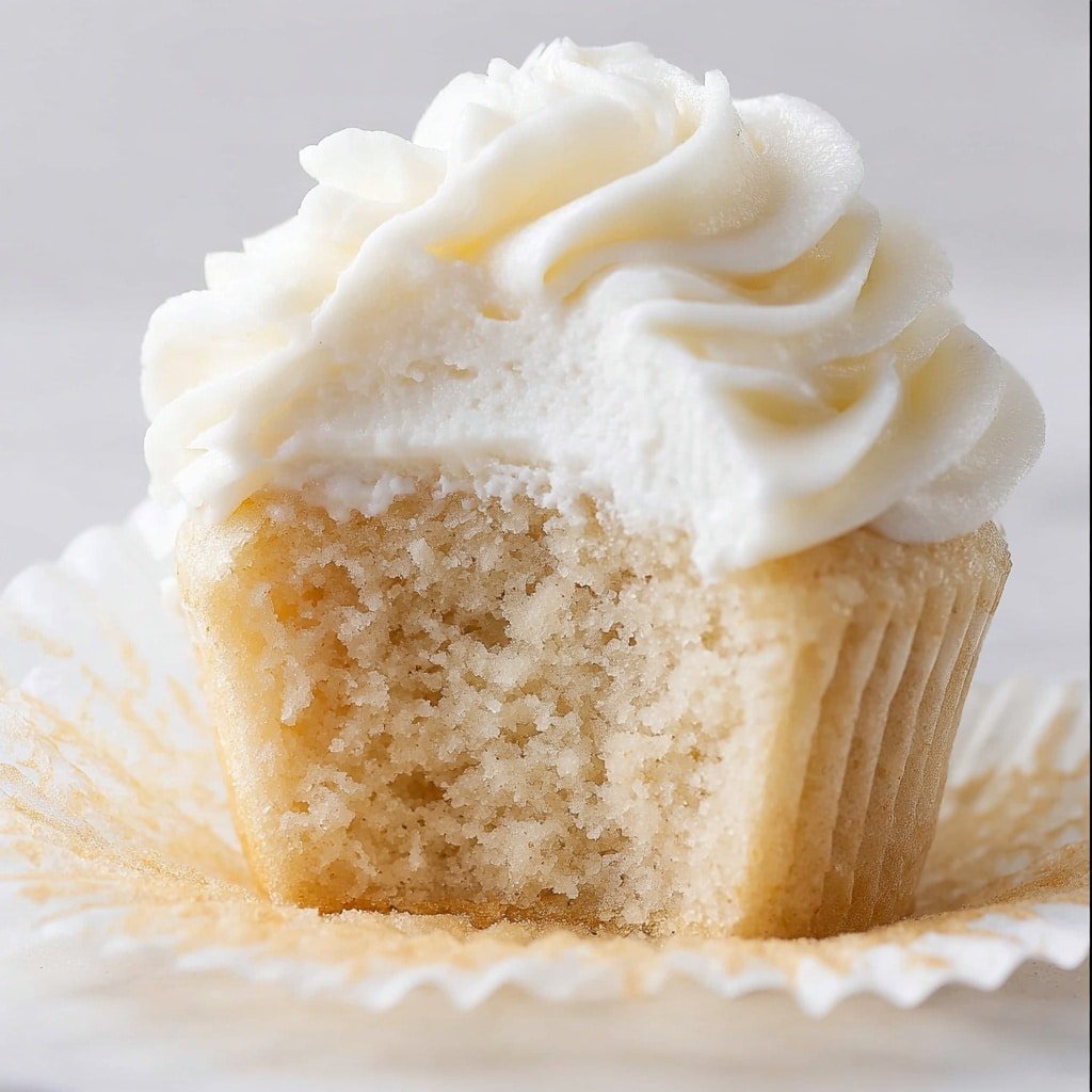 Elegant White Cupcakes Recipe - Recipe Image