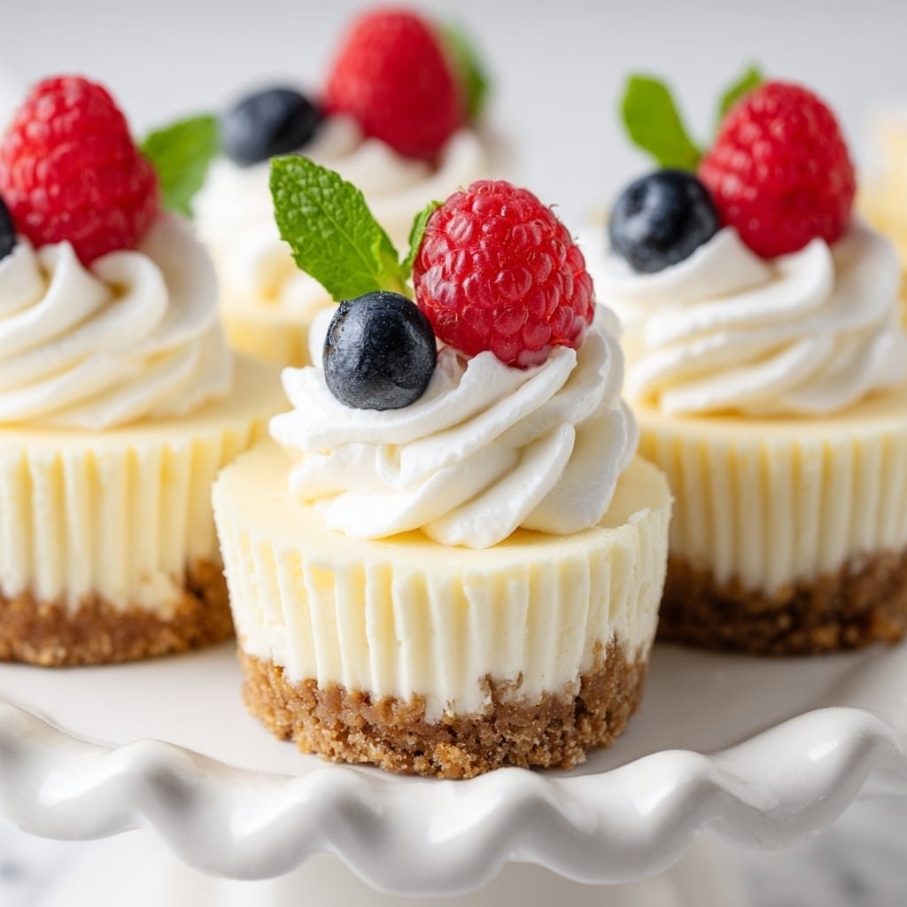 The Best Mini Cheesecake Recipe - Recipe Image