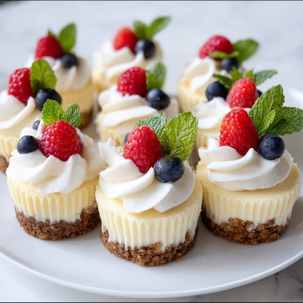 The Best Mini Cheesecake Recipe - Recipe Image