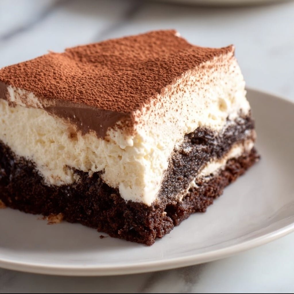 Gluten Free Tiramisu Brownies Recipe - Recipe Image