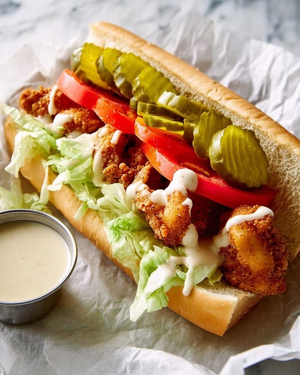 Classic Louisiana Chicken Po’Boys Recipe - Recipe Image