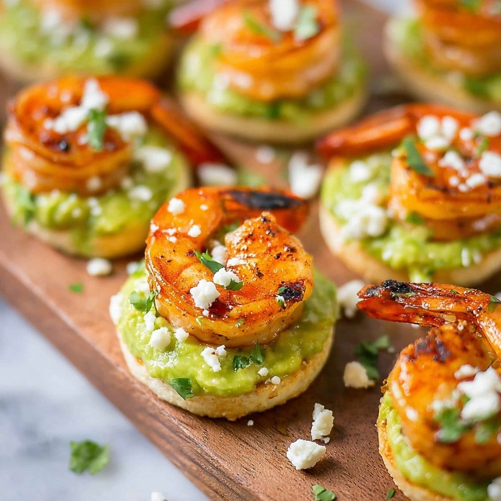 Spicy Shrimp Guacamole Bites Recipe - Recipe Image
