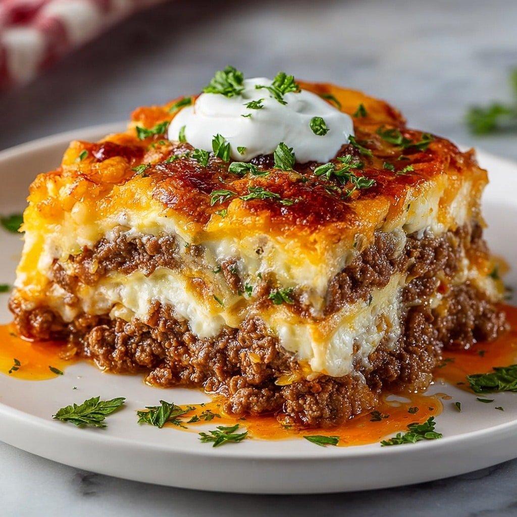 Stuffed Cabbage Roll Casserole Recipe - Recipe Image