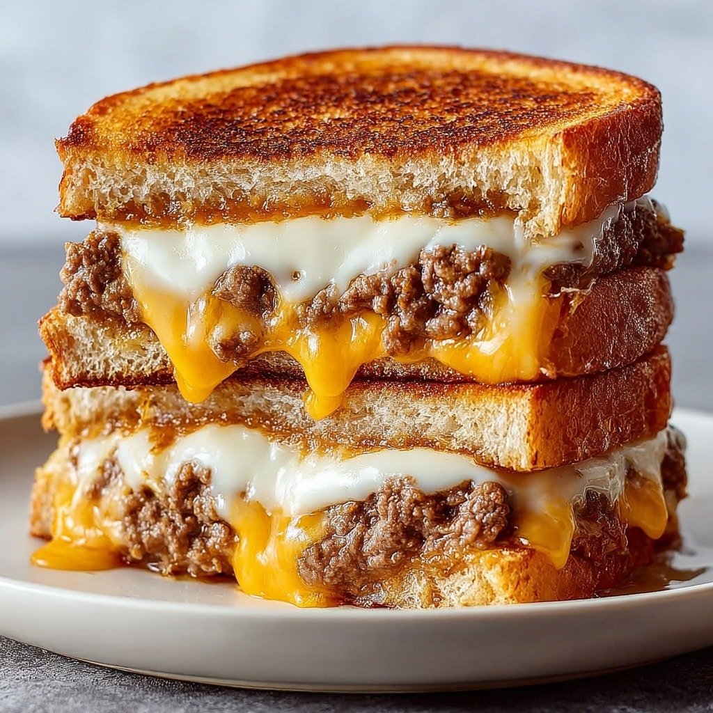 Juicy Patty Melt with Savory Secret Sauce on Marble Rye Recipe