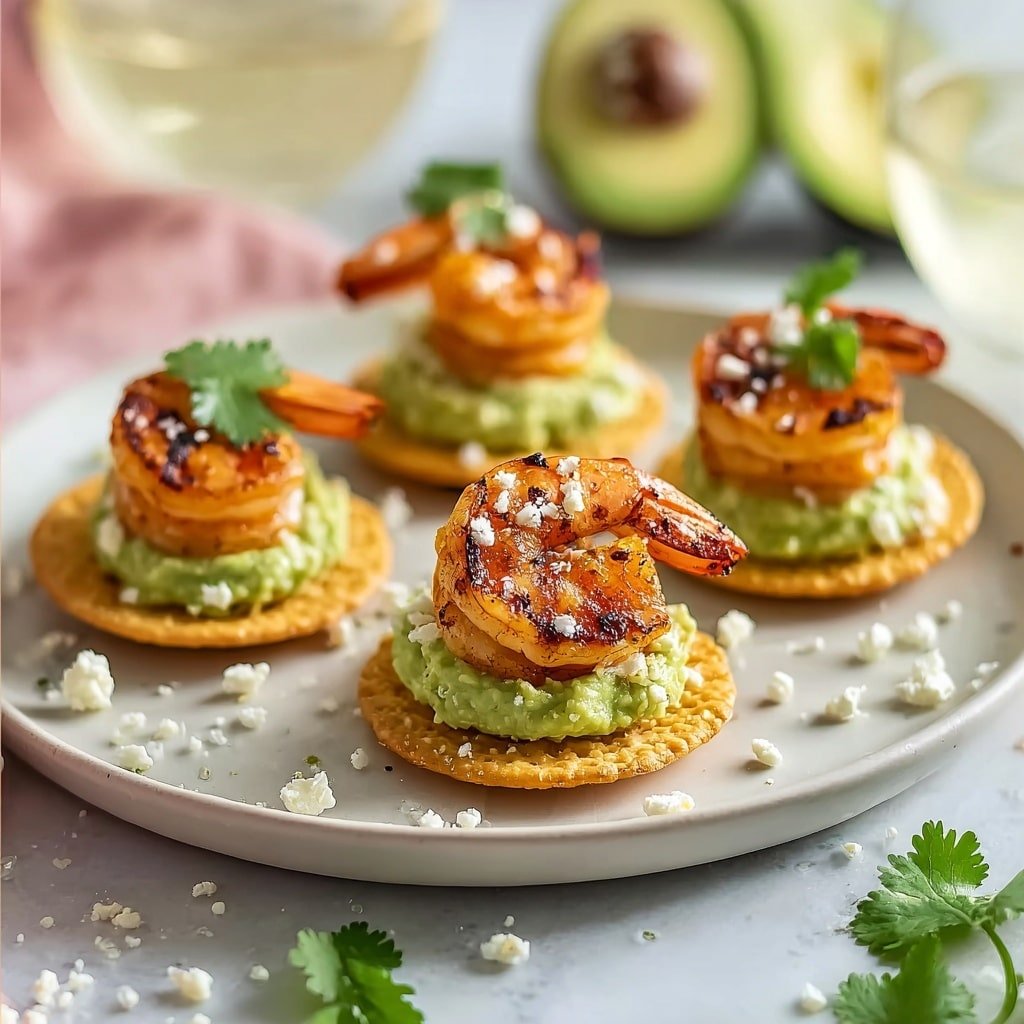 Spicy Shrimp Guacamole Bites Recipe