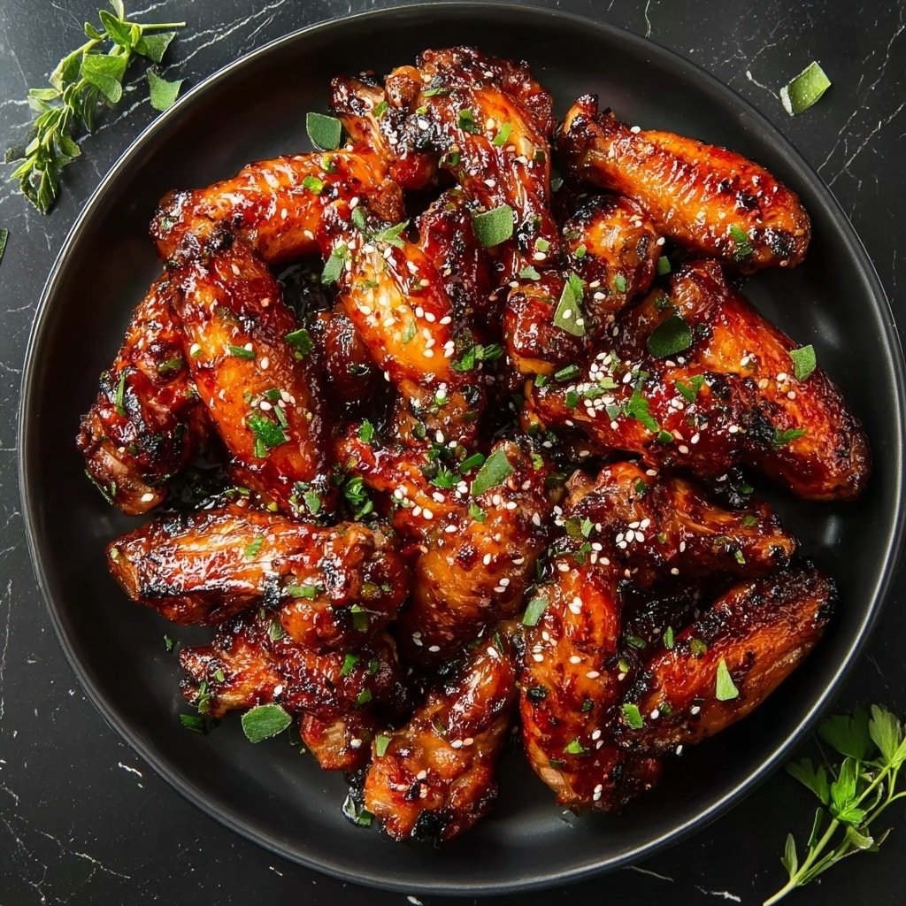 Crispy Sweet and Spicy Chicken Wings Recipe - Recipe Image