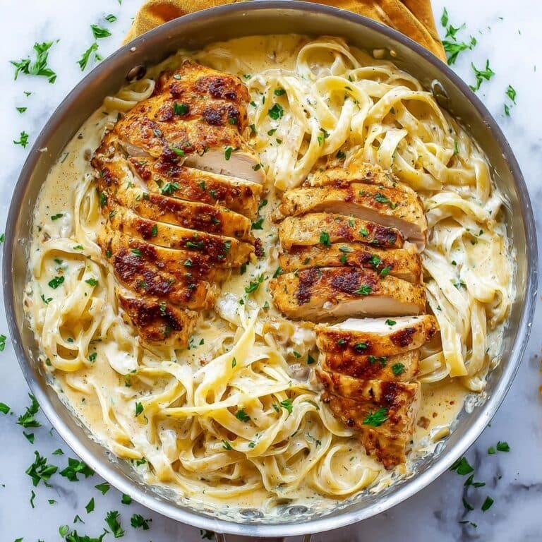 Skinny Chicken Fettuccine Alfredo Recipe