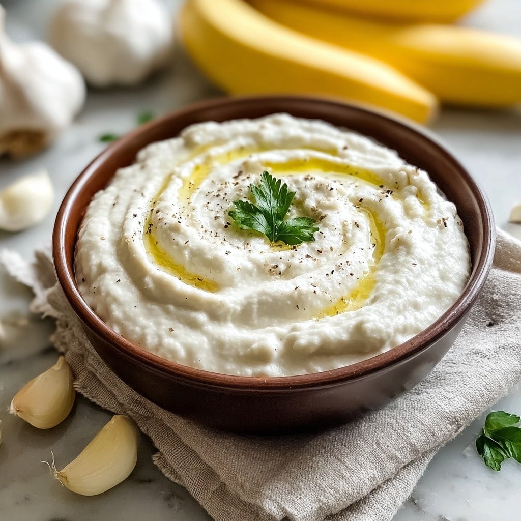 Creamy Lebanese Garlic Sauce (Toum) Recipe - Recipe Image