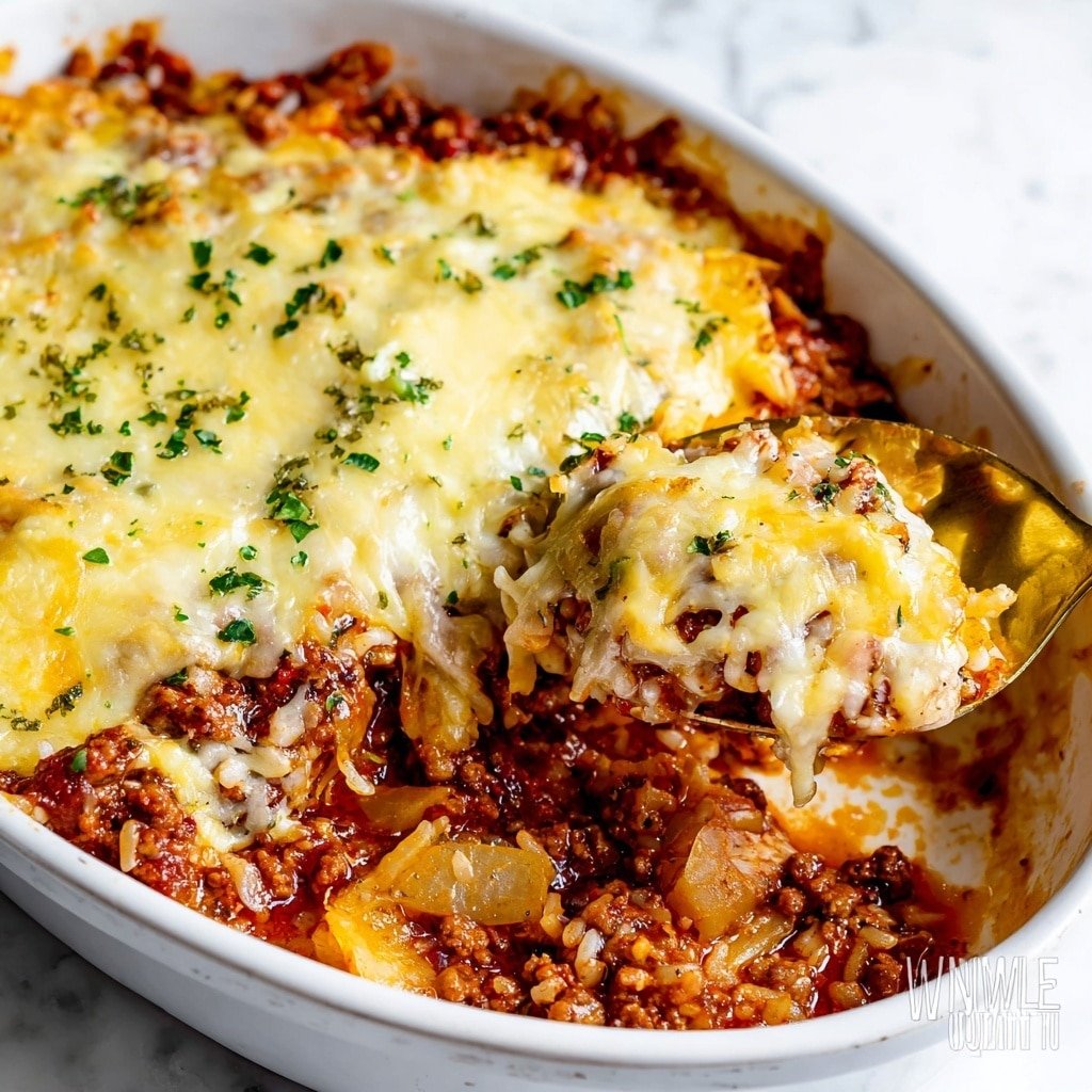 Stuffed Cabbage Roll Casserole Recipe - Recipe Image