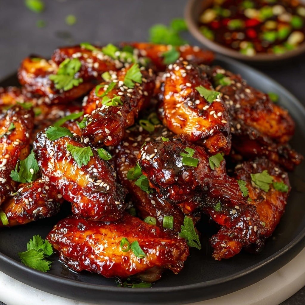 Crispy Sweet and Spicy Chicken Wings Recipe - Recipe Image